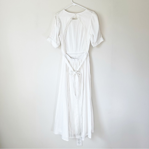 Spell Jolene Elegant White Lace Boho Feminine Flirty Romantic Dress - Picture 8 of 11